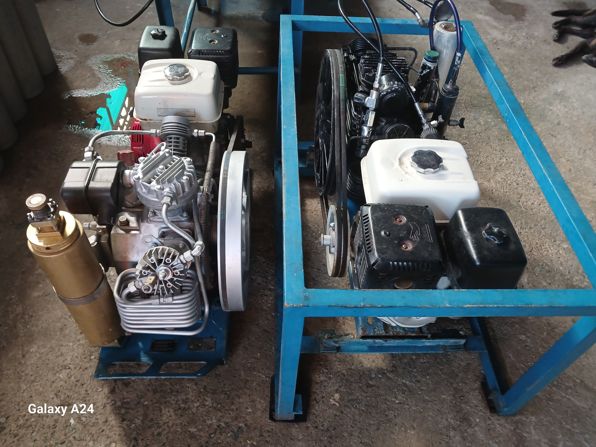 Compressor pair prepared for fill operations