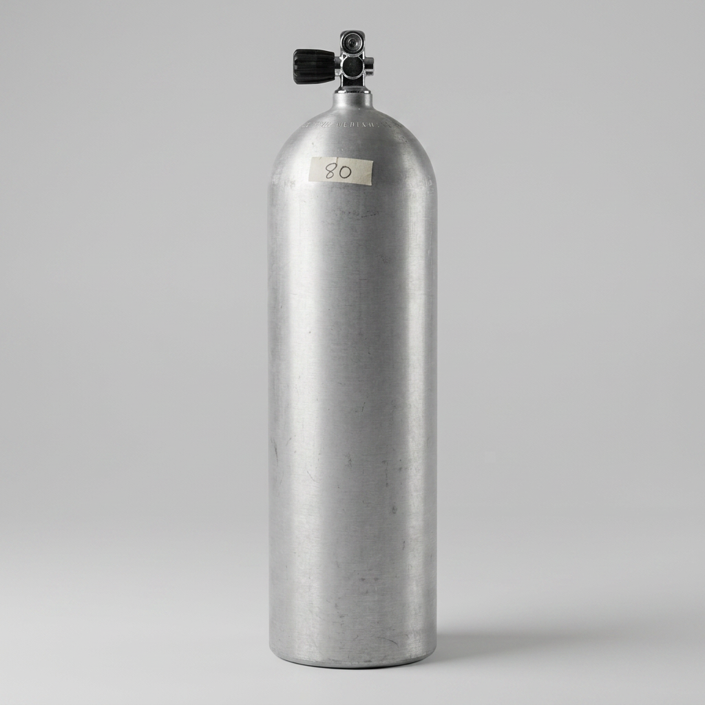 Air tank refill service for 80 cubic foot cylinder